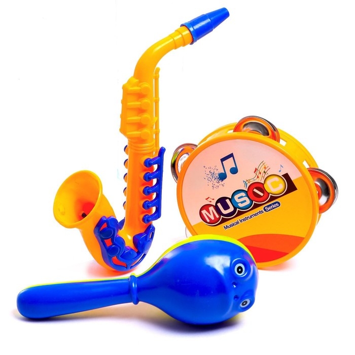 Набор музыкальных инструментов &laquo;Оркестр&raquo;, 3 предмета, МИКС