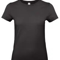 Футболка E190 женская черная, размер XXL