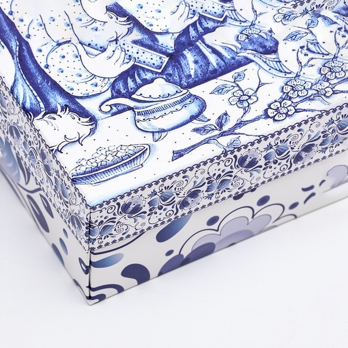 Коробка картонная без окна Коробка картонная без окна "Праздник", 21 х 15 х 7 см набор 5 шт