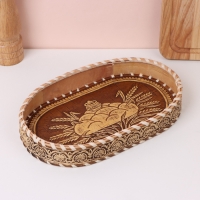 Сухарница &laquo;Хлебушек&raquo;, 16&times;26&times;4 см, береста