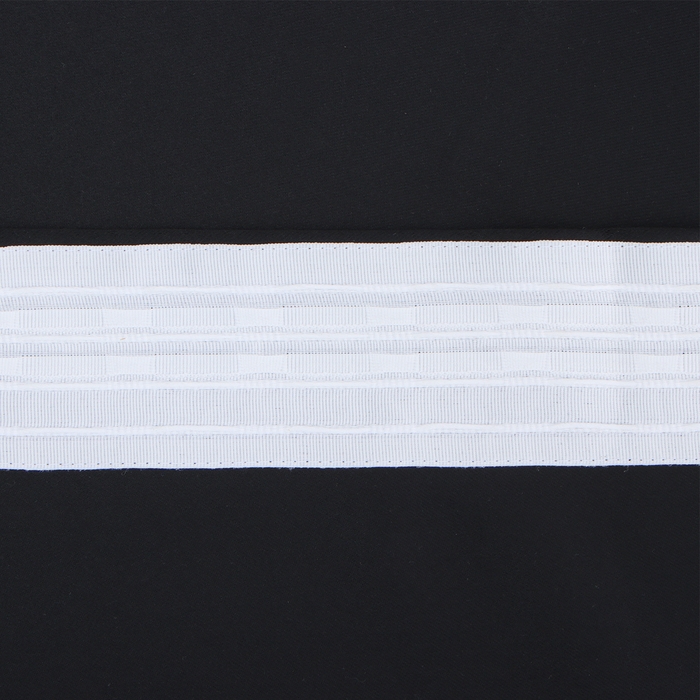 Штора портьерная Этель 145*265 см, цв.черный, блэкаут, пл. 240 г/м2