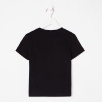 Футболка детская KAFTAN "Daddy's boy" размер 28 (86-92), черный