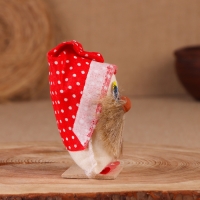 Оберег &laquo;Домовой&raquo;, с ложкой, 10 см, микс