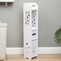 Пенал для ванной комнаты Париж, напольный, 15 х 15 х 80 см, пластик Пенал для ванной комнаты Париж, напольный, 15 х 15 х 80 см, пластик