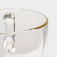 Чайная пара стеклянная &laquo;Живая природа. Подсолнух&raquo;, 250 мл