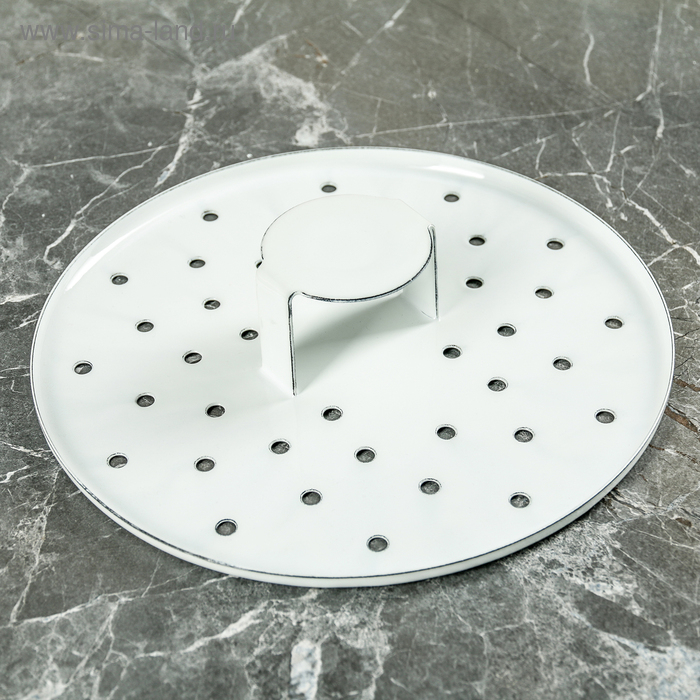 Позница-мантоварка эмалированная, 12 л, 4 вставки, цвет белый, деколь МИКС Позница-мантоварка эмалированная, 12 л, 4 вставки, цвет белый, деколь МИКС