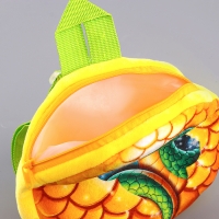 Новый год! Рюкзак детский новогодний &laquo;Сказочная змея&raquo;, плюшевый, цвет жёлтый