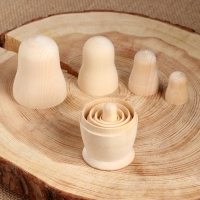 Заготовка для творчества "Матрешка" под роспись, 5-ти кукольная, дерево, 11х5,5х5,5см Заготовка для творчества "Матрешка" под роспись, 5-ти кукольная, дерево, 11х5,5х5,5см