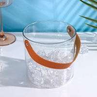 Ведёрко для льда Доляна, 1,3 л, 13×13×13 см, цвет прозрачный Ведёрко для льда Доляна, 1,3 л, 13×13×13 см, цвет прозрачный