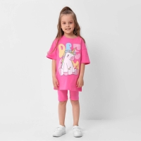 Футболка детская KAFTAN "Единорог", р. 30 (98-104 см), ярко-розовый Футболка детская KAFTAN "Единорог", р. 30 (98-104 см), ярко-розовый