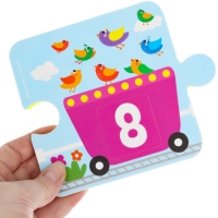 Мягкий пазл для малышей &laquo;Счёт и цвет&raquo;, 20 деталей, Крошка Я