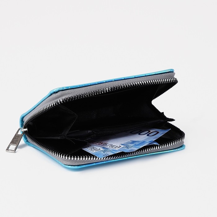 Кошелёк с голографическим эффектом «Не трогай!», 12.5х9х2 см Кошелёк с голографическим эффектом «Не трогай!», 12.5х9х2 см