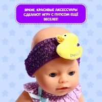 Одежда для пупса &laquo;Утёнок&raquo;, носочки с повязкой