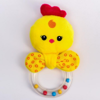 Погремушка колечко Мякиши «Лиса, Мишка, Олененок, Цыпленок», виды МИКС Погремушка колечко Мякиши «Лиса, Мишка, Олененок, Цыпленок», виды МИКС