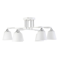 Люстра "Либерти" 6х60Вт Е27 Белый 64х64х27см