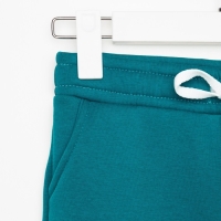 Костюм детский (худи, брюки) MINAKU: Basic Line KIDS, oversize, цвет изумруд, рост 140