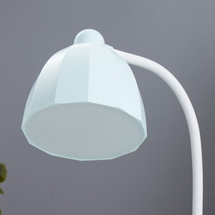 Настольная лампа "Робот" LED 5Вт USB АКБ лазурный 11,8х7,8х31 см RISALUX