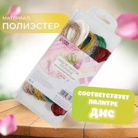 Набор металлизированных ниток мулине, 8 ± 1 м, 6 шт Набор металлизированных ниток мулине, 8 ± 1 м, 6 шт