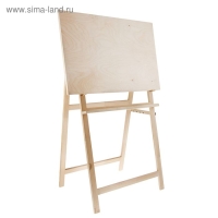 Мольберт тип &laquo;Хлопушка&raquo;, 120 х 60 х 55 см, съемный планшет 75 х 60 см, неокрашенное дерево, Calligrata