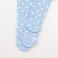 Колготки Крошка Я &laquo;Панда&raquo;, цвет голубой, рост 98-104 см