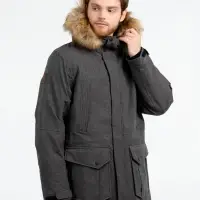 Парка мужская Explorer серый меланж, размер 3XL