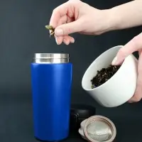 Термостакан с ситечком No Leak Infuser, синий Термостакан с ситечком No Leak Infuser, синий