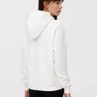 Толстовка унисекс оверсайз на молнии Zippy Terry, белая, размер M/L