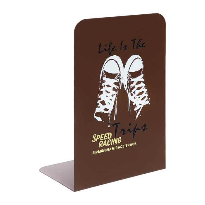 Подставки для книг Подставки для книг "Кеды", 2 штуки, коричневые