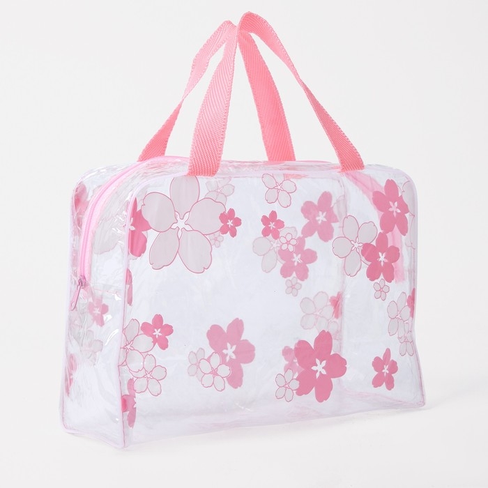 Косметичка на молнии, цвет розовый