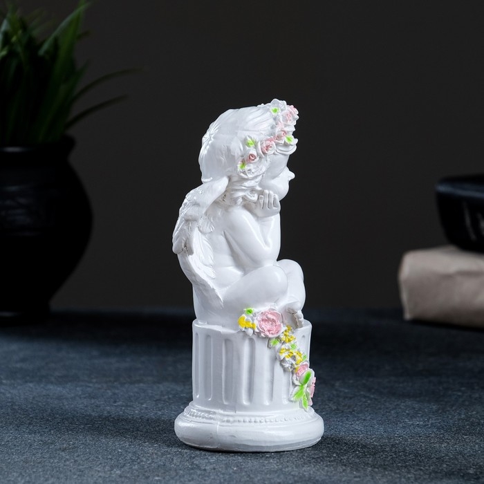 Фигура Фигура "Ангелочек на подставке" 5х5х15см