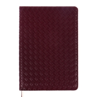 Ежедневник недатированный A5 136 листов кожзам deVENTE. Clair, твердая обложка с поролоном, перфорация, ляссе, блок 70, бордовый Ежедневник недатированный A5 136 листов кожзам deVENTE. Clair, твердая обложка с поролоном, перфорация, ляссе, блок 70, бордовый