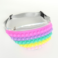 Сумка поясная детская на молнии &laquo;Выбражулька&raquo;, pop it, цвет разноцветный