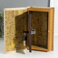 Сейф-книга дерево кожзам "Рыбалка" 3D тиснение 21х13х5 см Сейф-книга дерево кожзам "Рыбалка" 3D тиснение 21х13х5 см