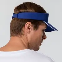 Козырек Active, ярко-синий с белым кантом Козырек Active, ярко-синий с белым кантом