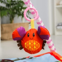 Развивающий коврик с дугами &laquo;Слоник и друзья&raquo;, 5 элем. с музыкой, Крошка Я