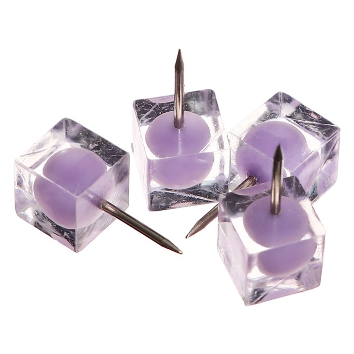 Кнопки силовые ErichKrause Кнопки силовые ErichKrause "Manga", 50 штук, сиреневые, в пэт-боксе