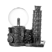 Плазменный шар "Пизанская башня" серый 14х10х16 см RISALUX Плазменный шар "Пизанская башня" серый 14х10х16 см RISALUX