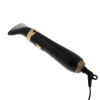 Фен-щетка Rowenta Magic Nature CF7826F0, 1200Вт, 2 скорости, 2 режима, чёрно-золотистый Фен-щетка Rowenta Magic Nature CF7826F0, 1200Вт, 2 скорости, 2 режима, чёрно-золотистый