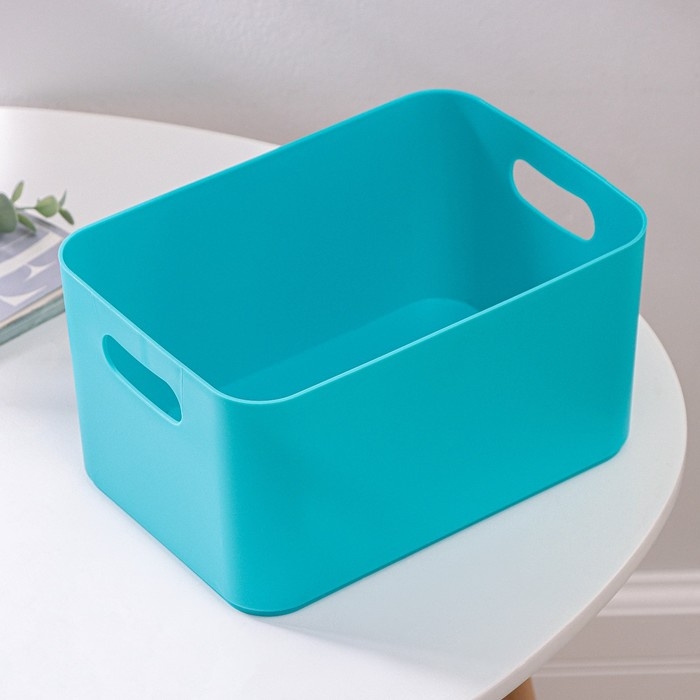 Корзина для хранения Joy, 2,3 л, 23&times;16&times;12 см, цвет бирюзовый