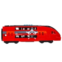Модель локомотива поезда &laquo;Аэроэкспресс&raquo;, свет, звук, 30 см, инерция