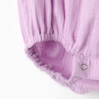 Боди с рюшей Крошка Я "Муслин", рост 80-86 см, цвет лиловый