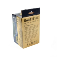 Лампа светодиодная Uniel Vintage, G95, E27, 6 Вт, 230 В, шар, золотистая колба