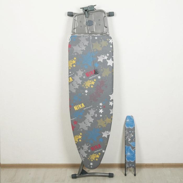 Доска гладильная Nika &laquo;Ника 11 тефлон&raquo;, 123&times;40 см, регулируемая высота до 100 см, рисунок микс