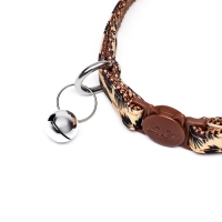 Ошейник кошачий с пряжкой в форме кошки, 26 х 1 см, бежевый Ошейник кошачий с пряжкой в форме кошки, 26 х 1 см, бежевый