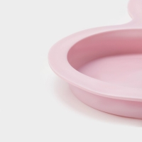 Форма для выпечки Доляна «Круг», силикон. 23×19,5 см, 3 ячейки (d=10 см), цвет розовый Форма для выпечки Доляна «Круг», силикон. 23×19,5 см, 3 ячейки (d=10 см), цвет розовый