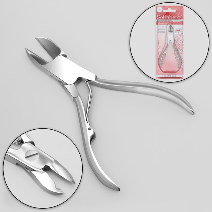 Кусачки педикюрные, прямое лезвие, 10 см, длина лезвия - 17 мм, на блистере, цвет серебристый, CN-340S/ST Кусачки педикюрные, прямое лезвие, 10 см, длина лезвия - 17 мм, на блистере, цвет серебристый, CN-340S/ST