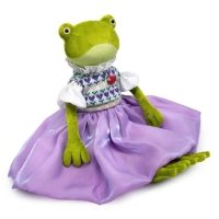 Мягкая игрушка &laquo;Джейн Кваковская&raquo;, в комплекте с жаккардовым жилетом, 24 см