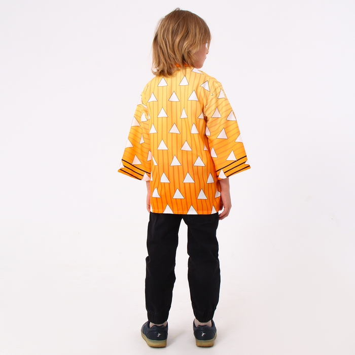 Карнавальное хаори &laquo;Демонический клинок&raquo;, рост 98-152 см, цвет жёлтый