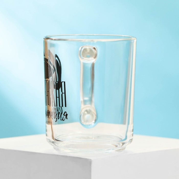 Кружка стеклянная &laquo;Питерская интеллигенция&raquo;, 200 мл