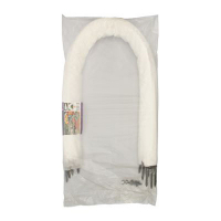 Парник прошитый, длина 8 м, 9 дуг из пластика, дуга L = 2 м, d = 20 мм, спанбонд 35 г/м&sup2;, &laquo;Ленивый&raquo;